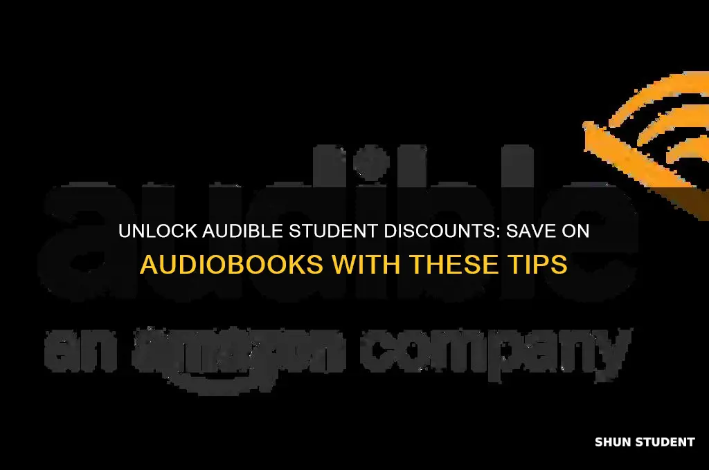 how to get student discount on audible