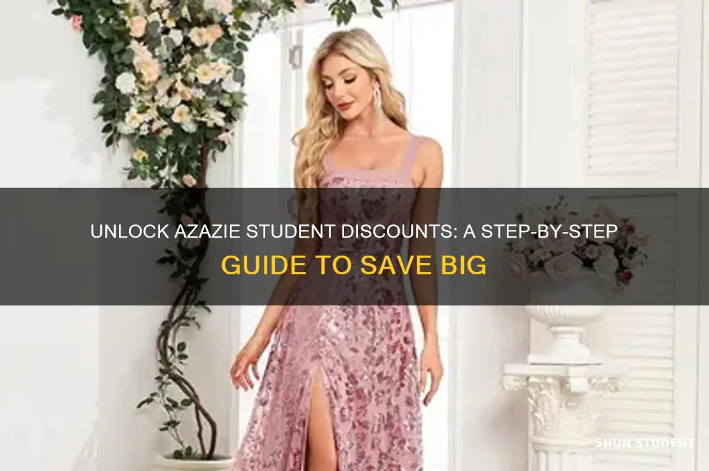 how to get student discount on azazie