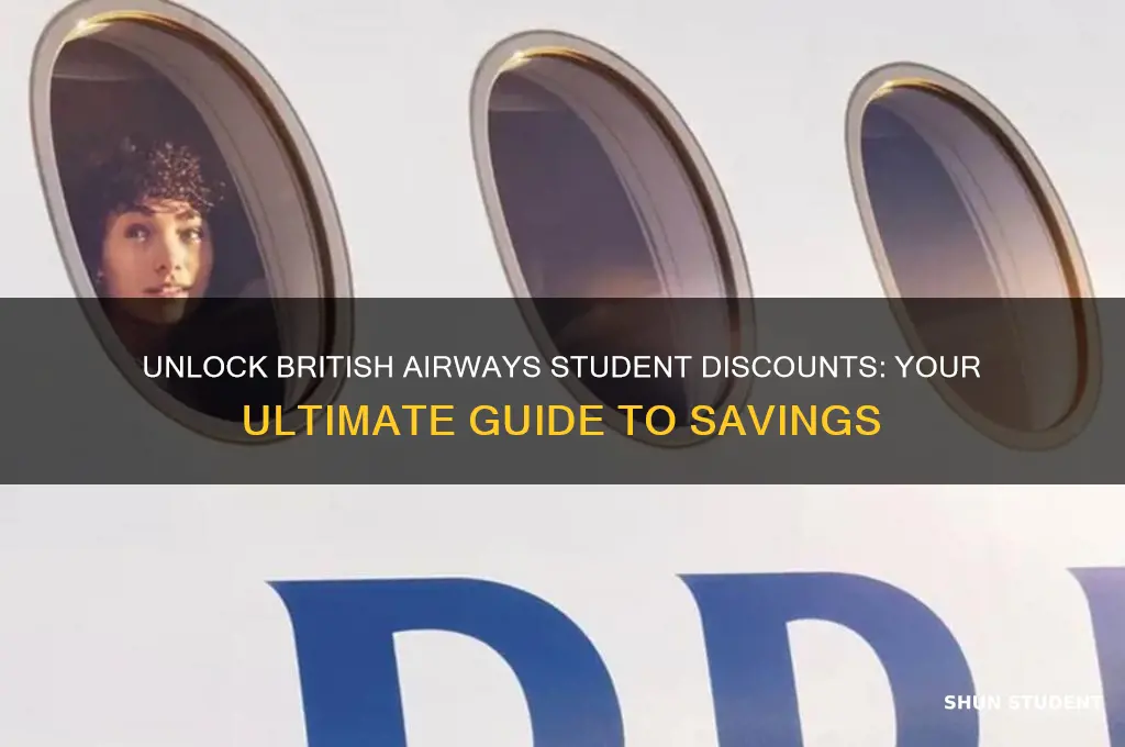 how to get student discount on british airways