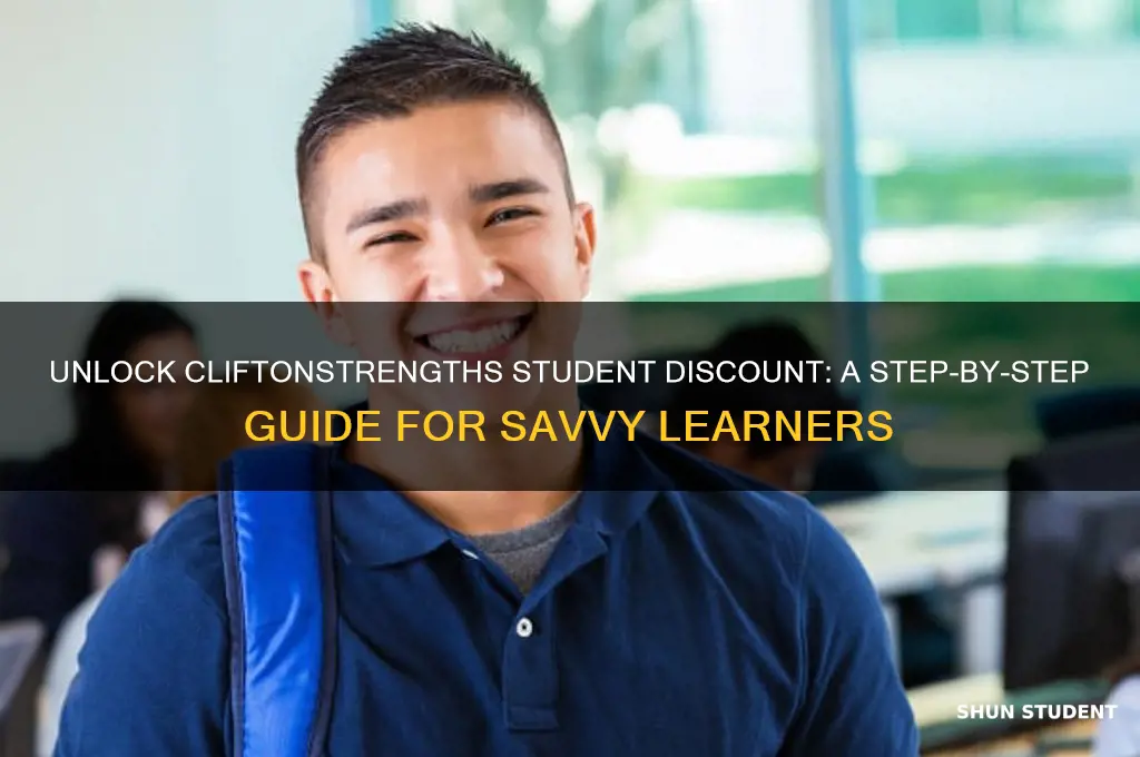 how to get student discount on cliftonstrengths