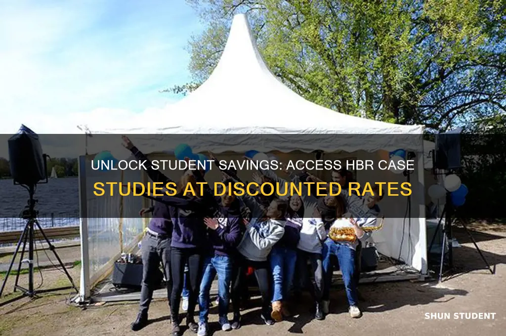 how to get student discount on hbr cases