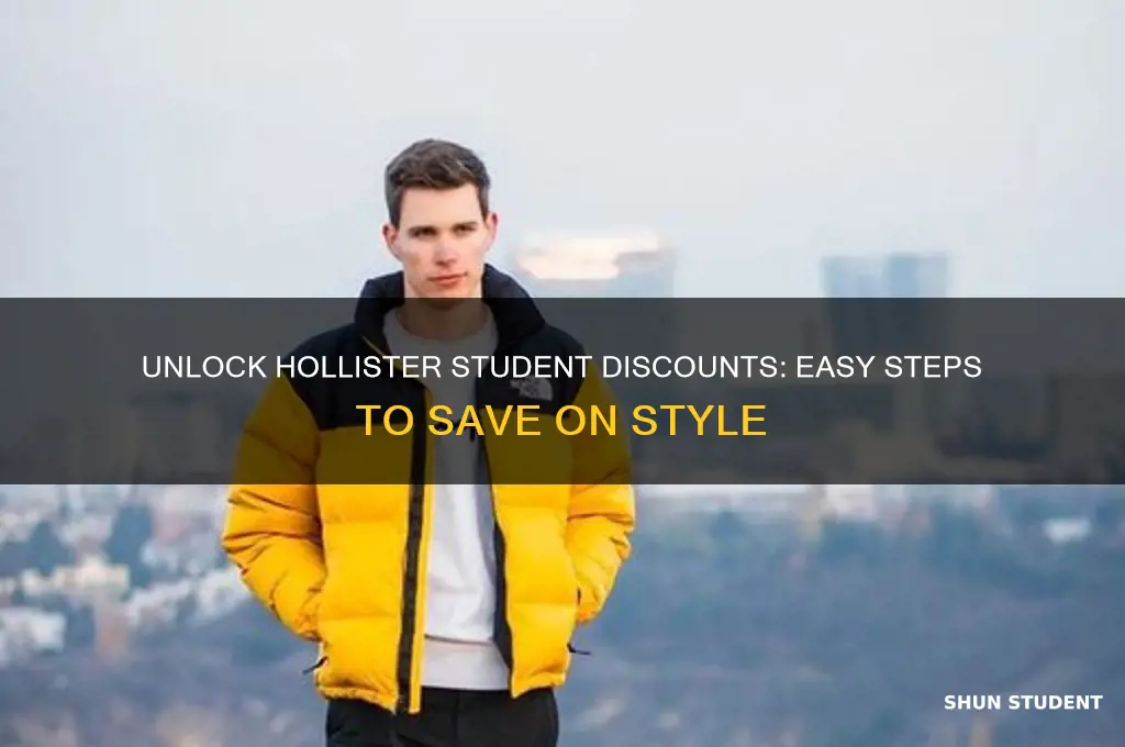 how to get student discount on hollister