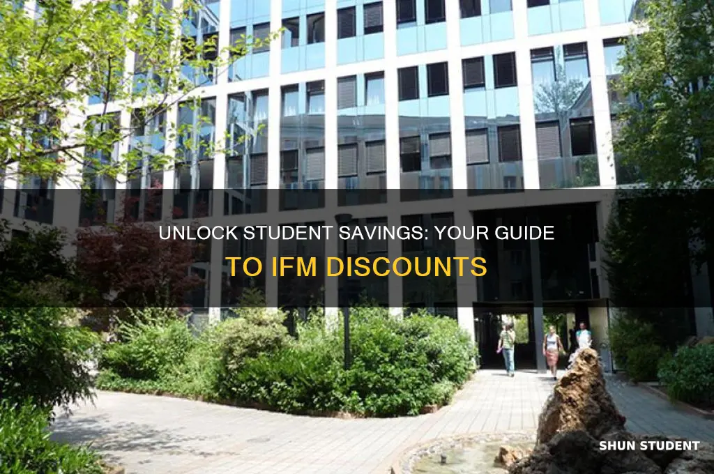 how to get student discount on ifm