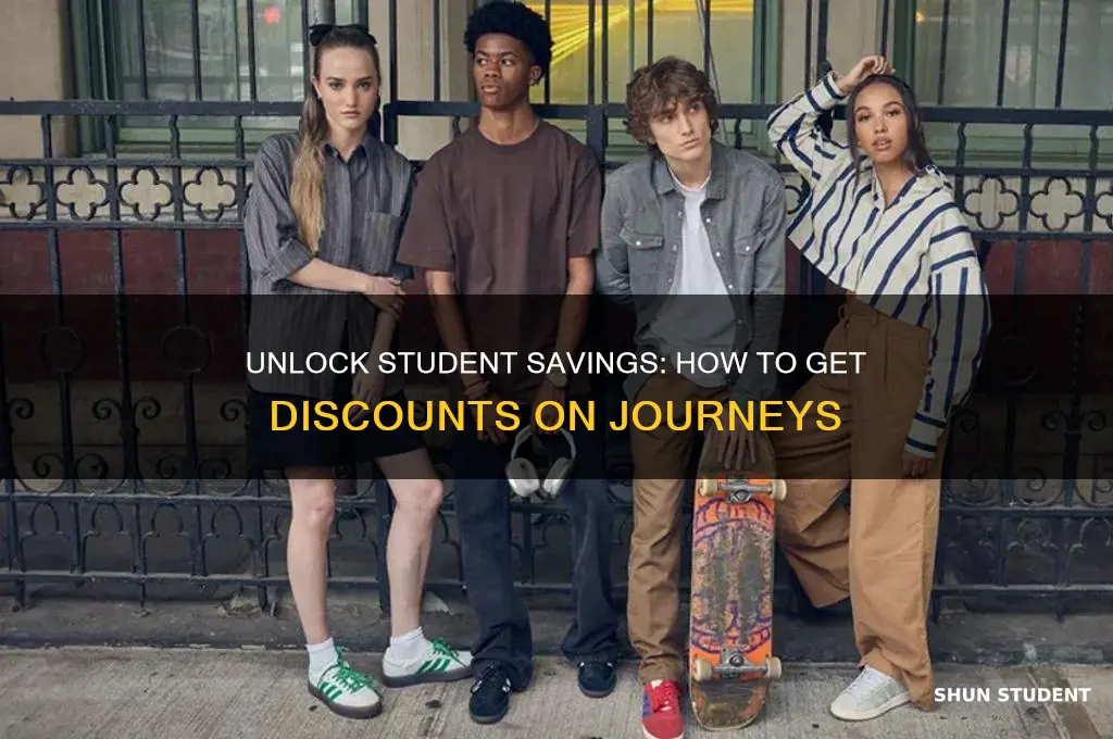 how to get student discount on journeys
