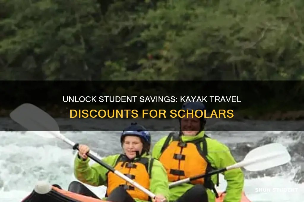 how to get student discount on kayak