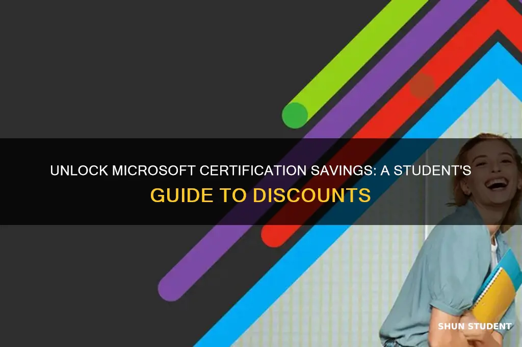 how to get student discount on microsoft certification
