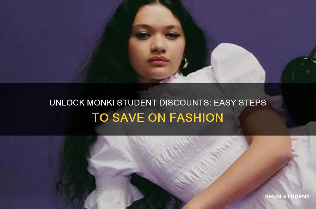 how to get student discount on monki