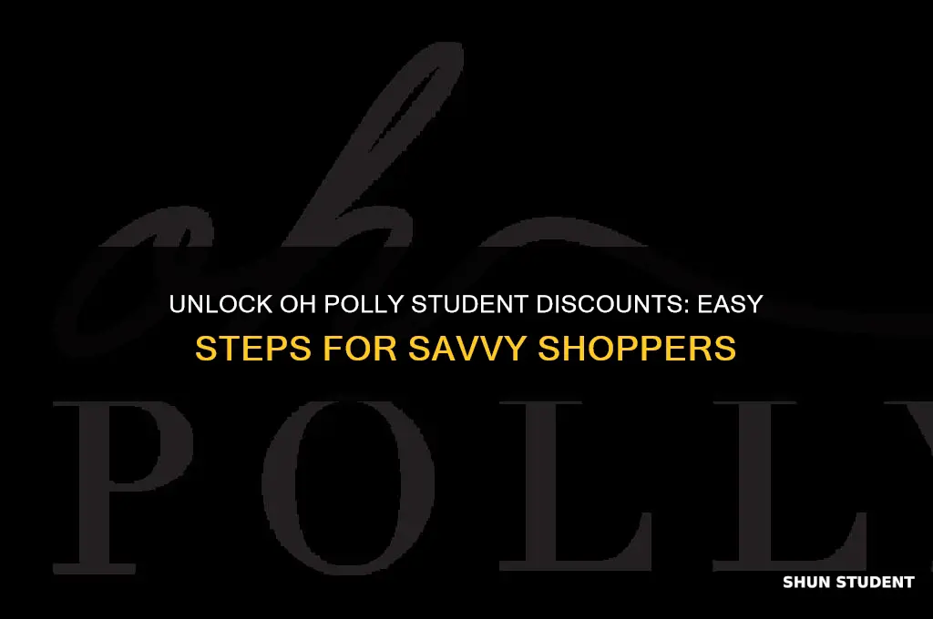 how to get student discount on oh polly