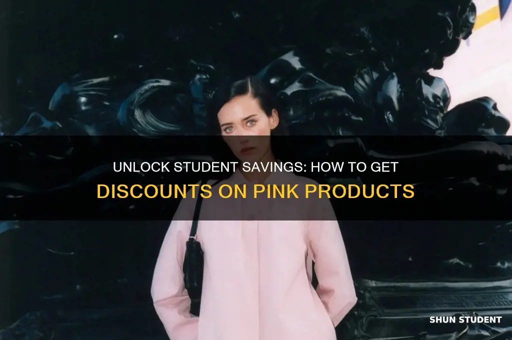 how to get student discount on pink