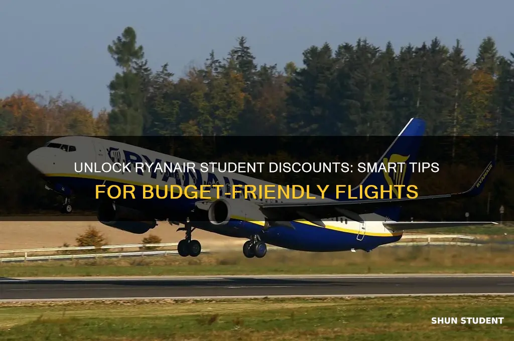 how to get student discount on ryanair