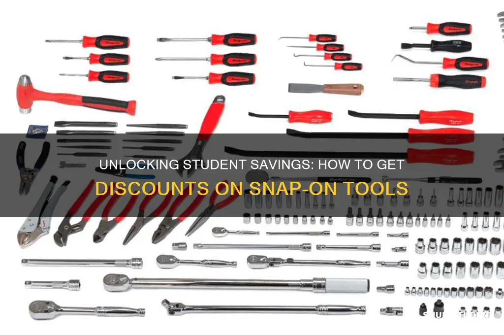how to get student discount on snap on