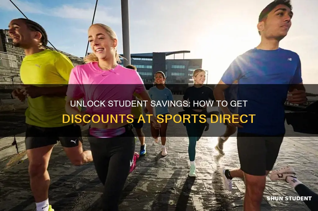 how to get student discount on sports direct