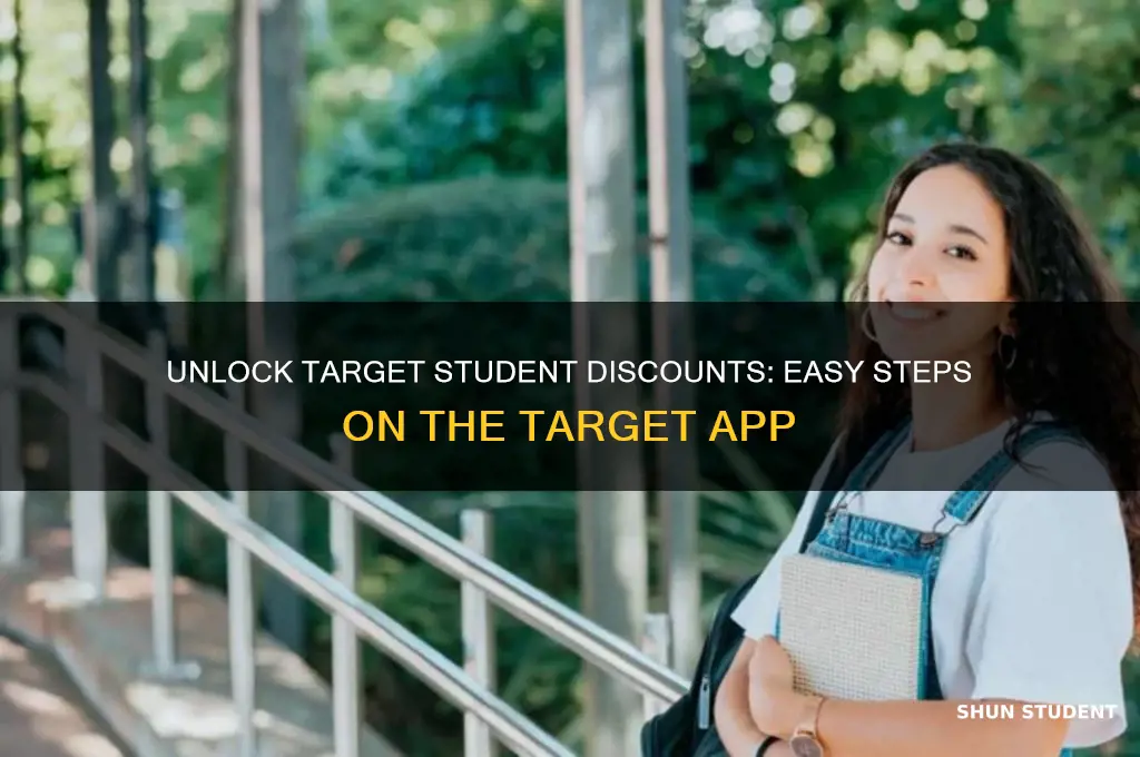 how to get student discount on target app