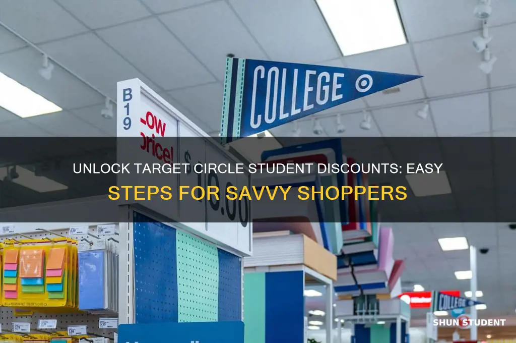 how to get student discount on target circle