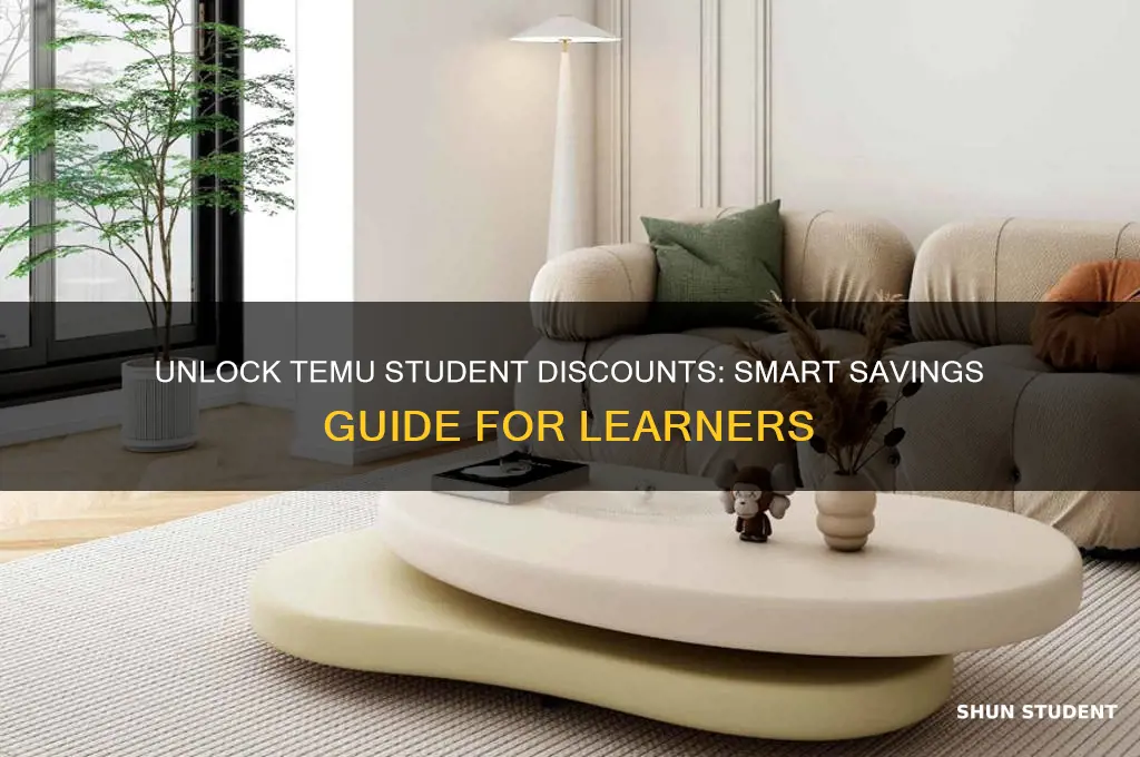 how to get student discount on temu