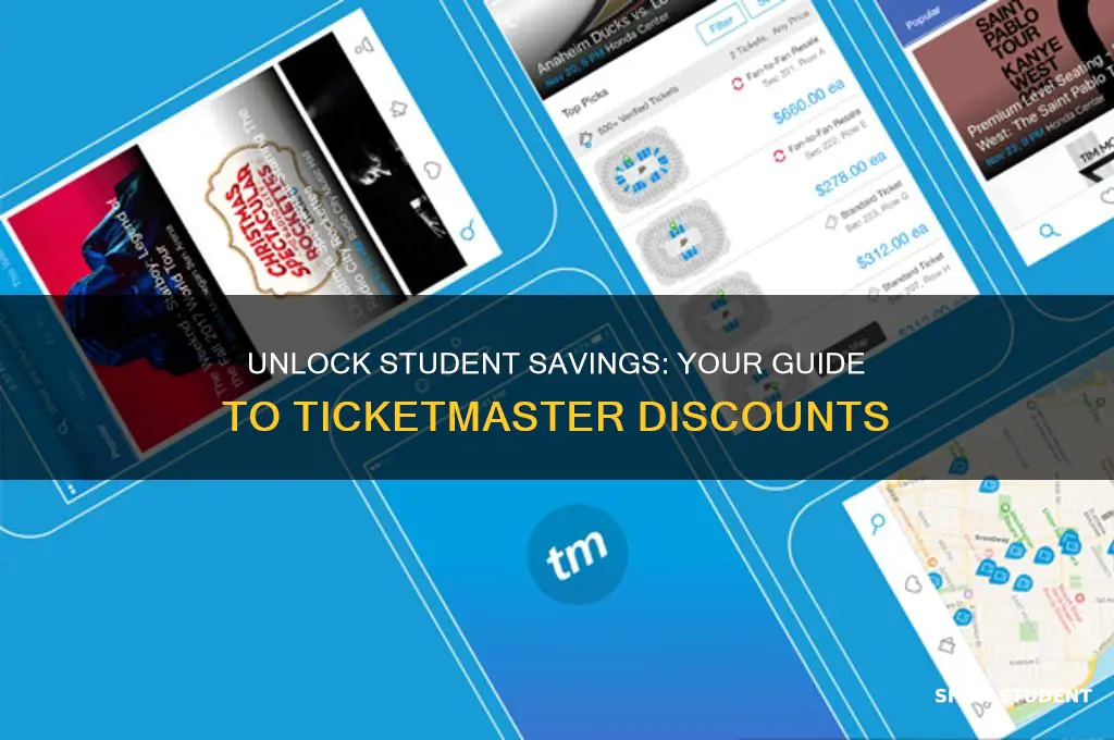 how to get student discount on ticketmaster
