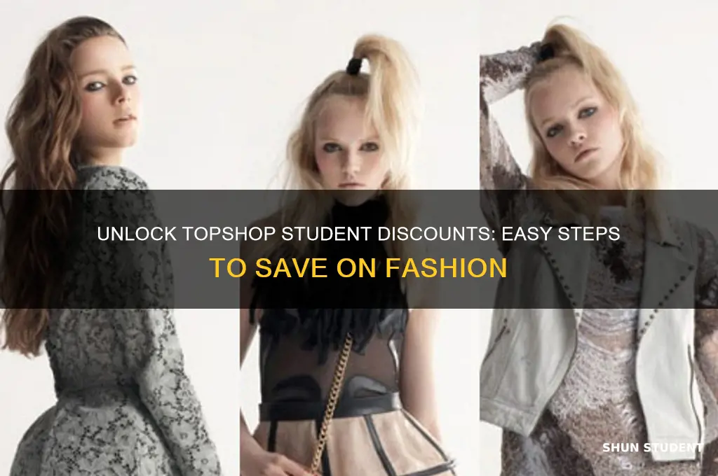 how to get student discount on topshop