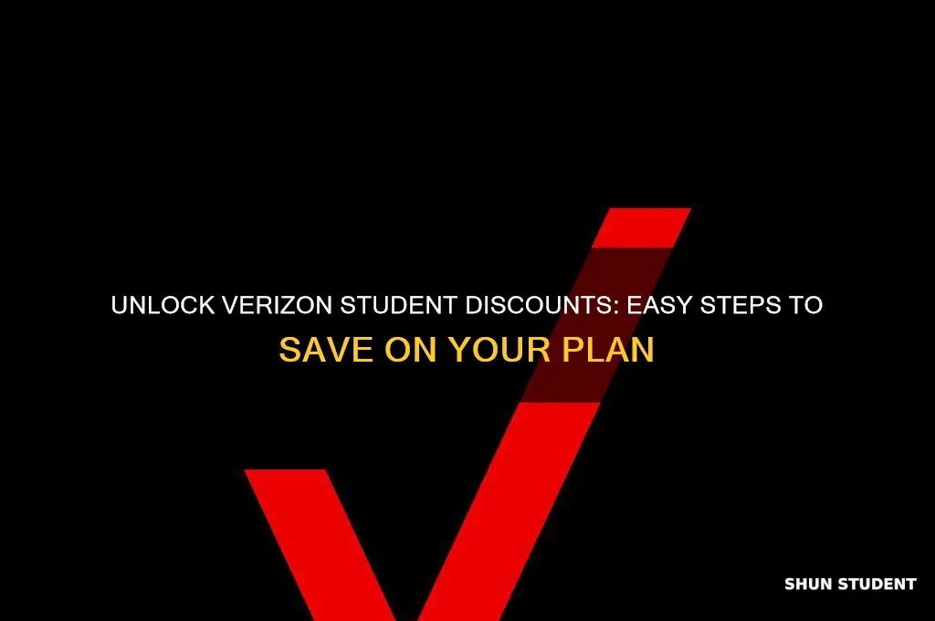 how to get student discount on verizon
