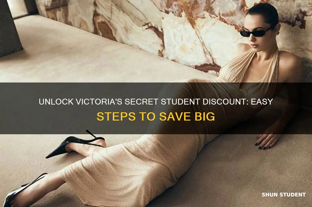 how to get student discount on victoria secret