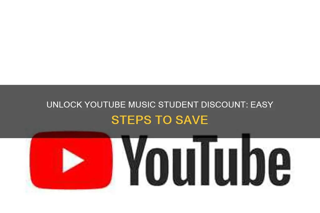 how to get student discount on yt music