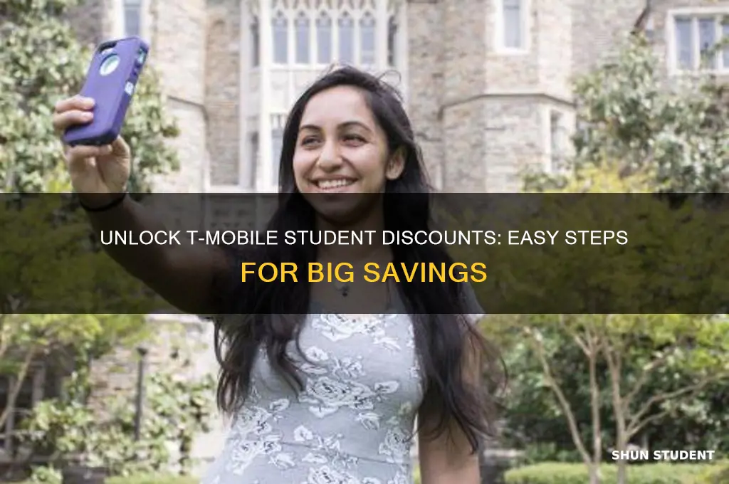 how to get student discount t mobile