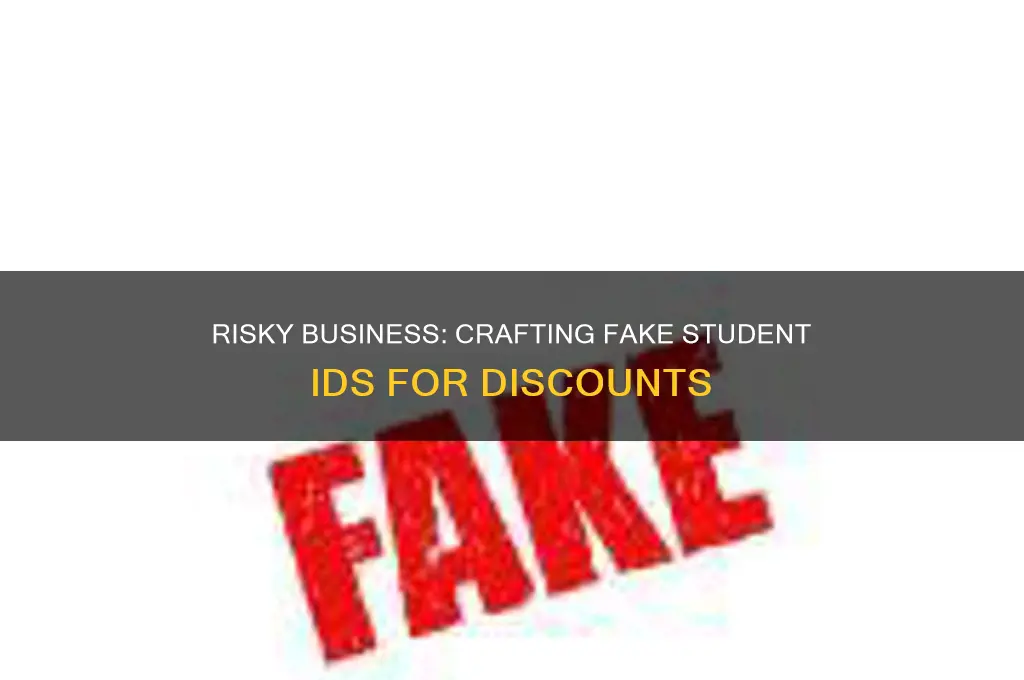 how to get student discount with fake documents