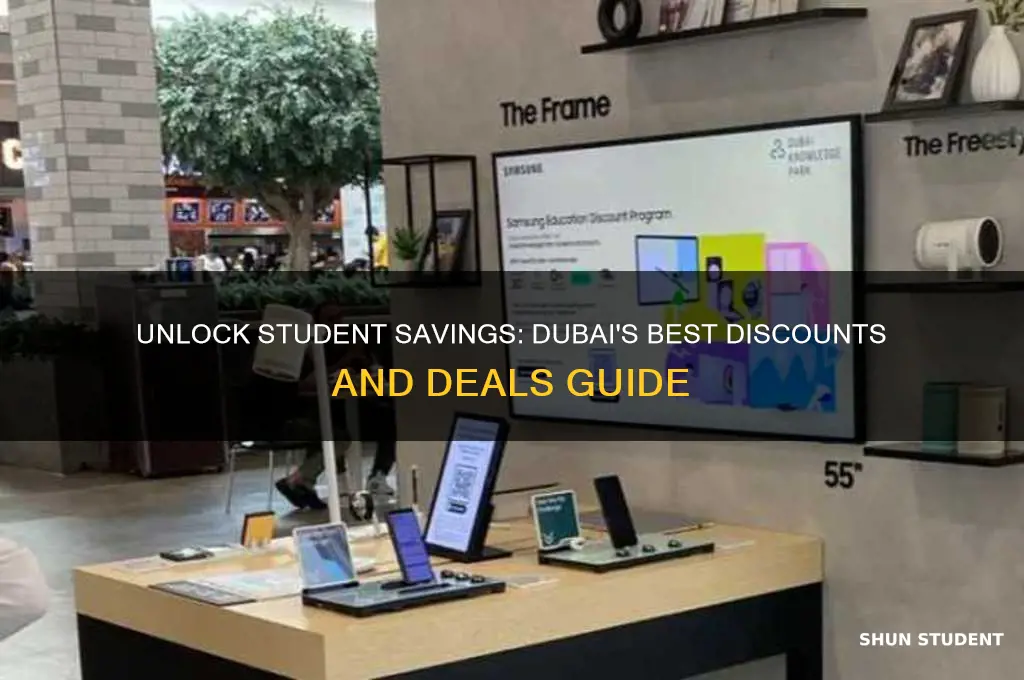 how to get student discounts in dubai