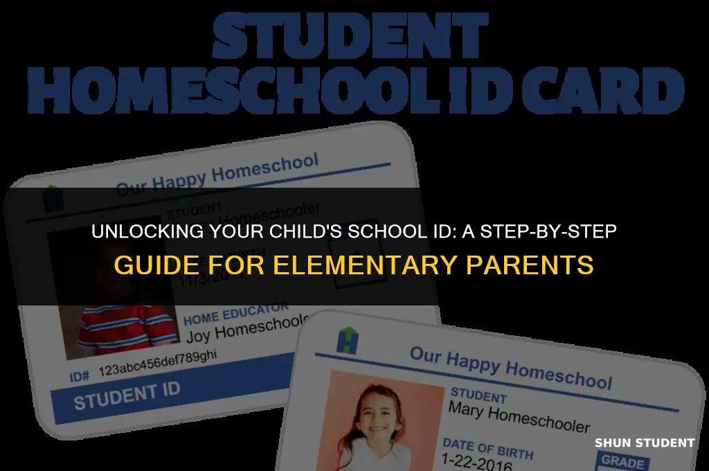 how to get student id number elementary school