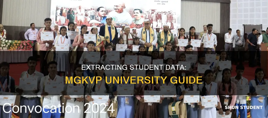 how to get student information from mgkvp university