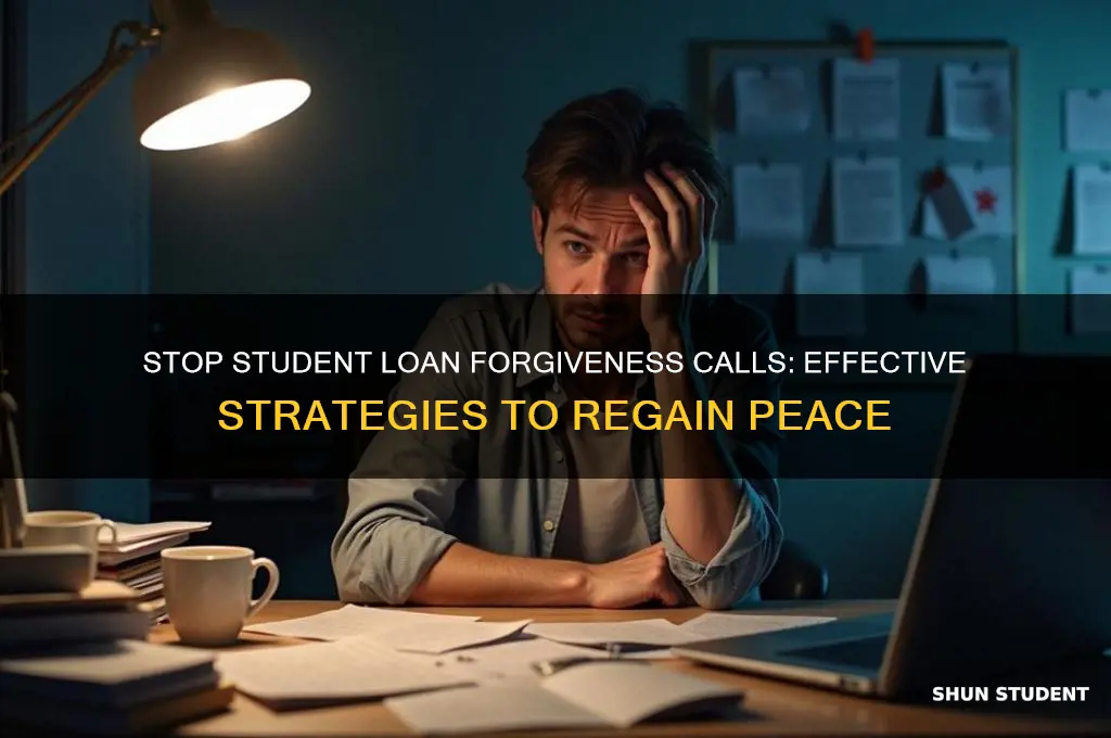 how to get student loan forgiveness to stop calling