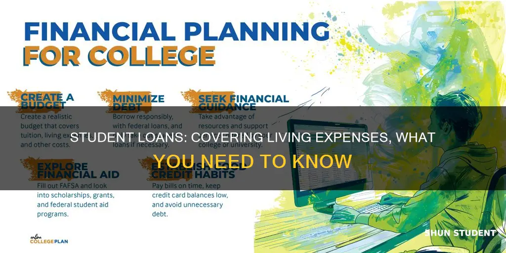 how to get student loans to pay for living expenses