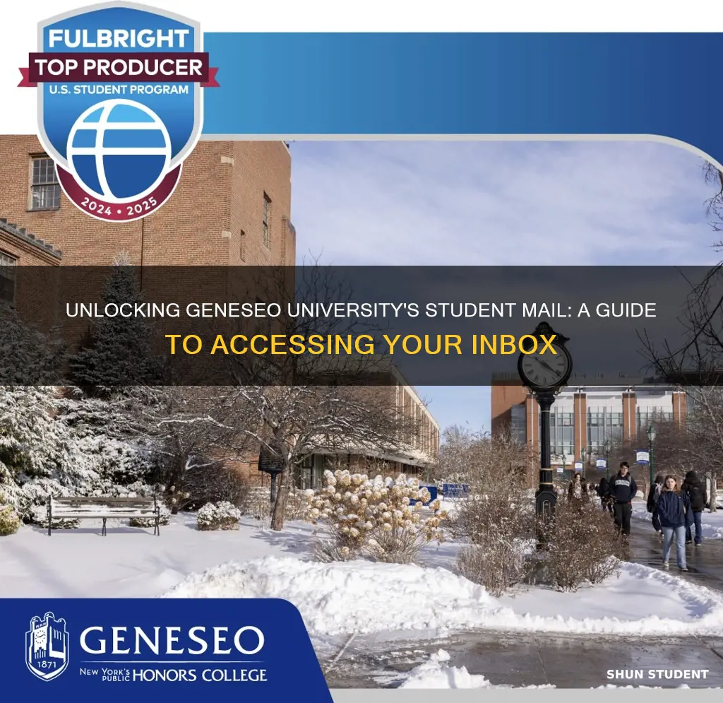 how to get student mail at geneseo university