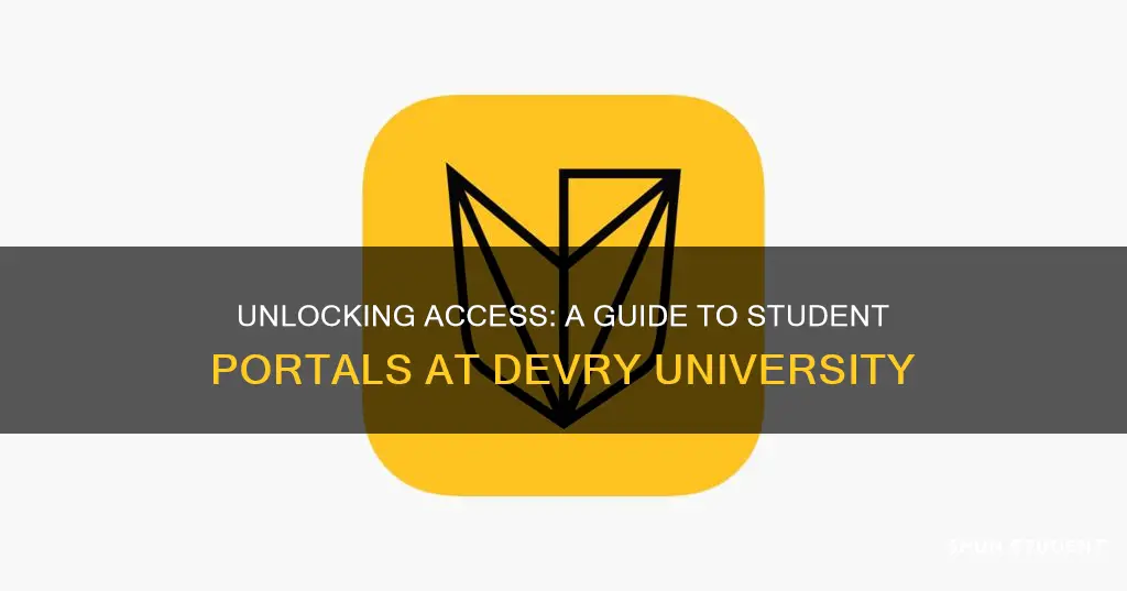 how to get student portal devry university