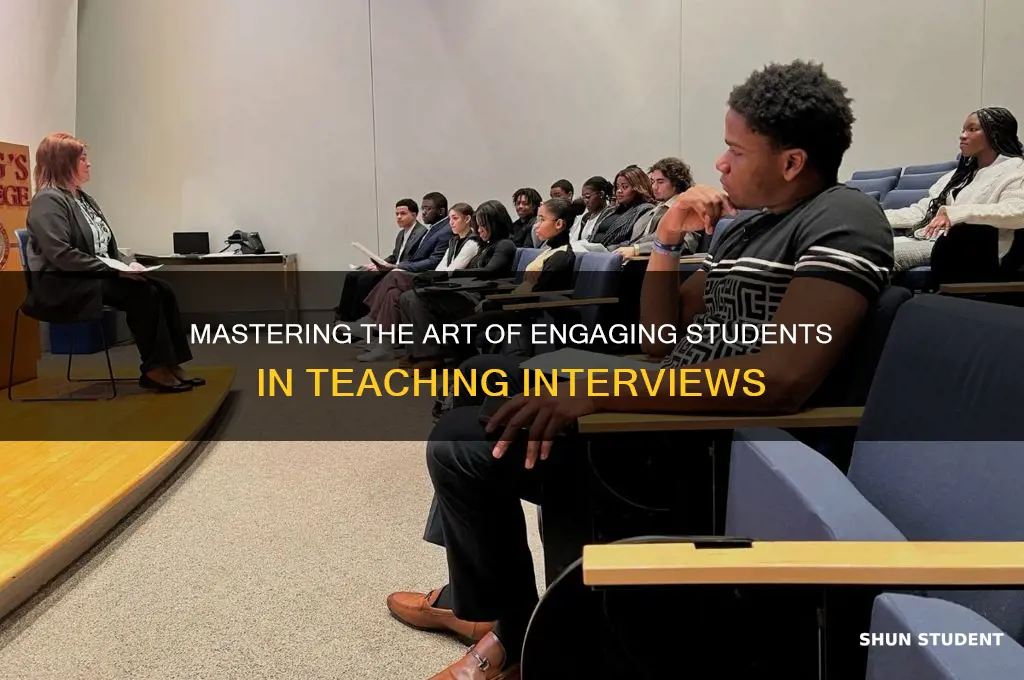 how to get student roll in a teaching interview