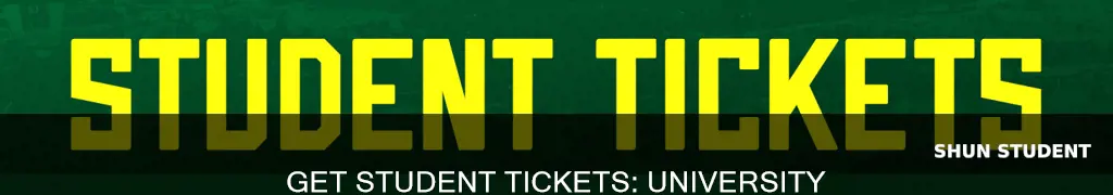 how to get student tickets for university of oregon