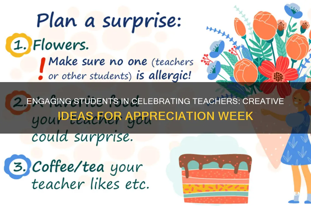 how to get students involved in teacher appreciation week