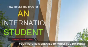 International Student Guide: Getting Your TPEG