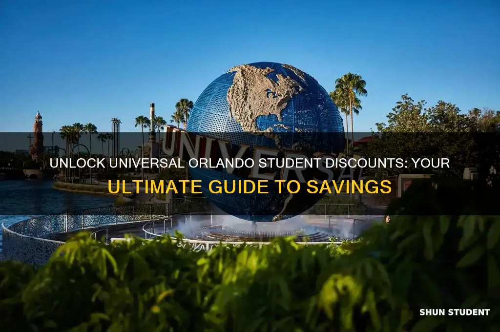 how to get universal orlando student discount