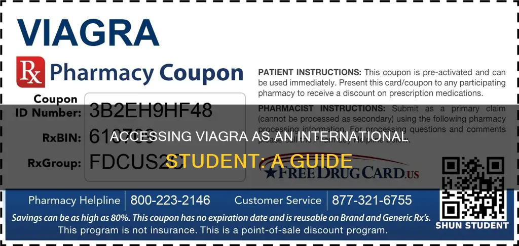 how to get viagra as international student