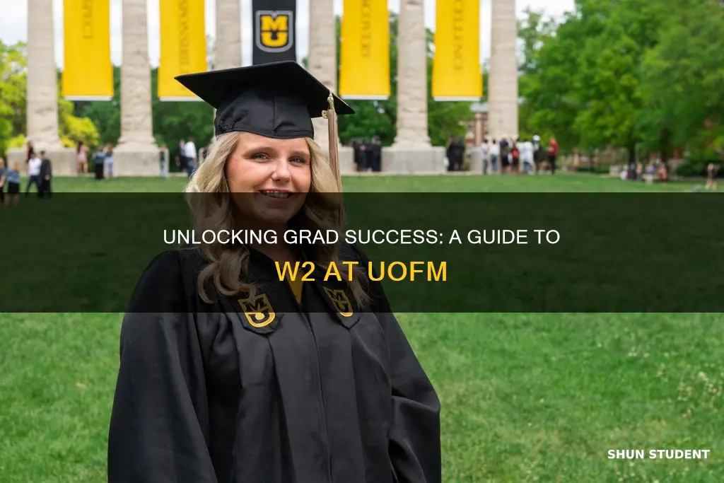 how to get w2 university of missouri graduate student