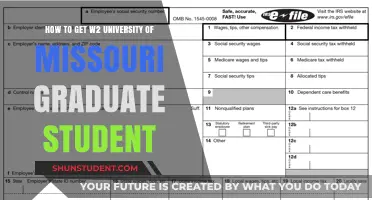 Accessing Your W-2 as a University of Missouri Graduate