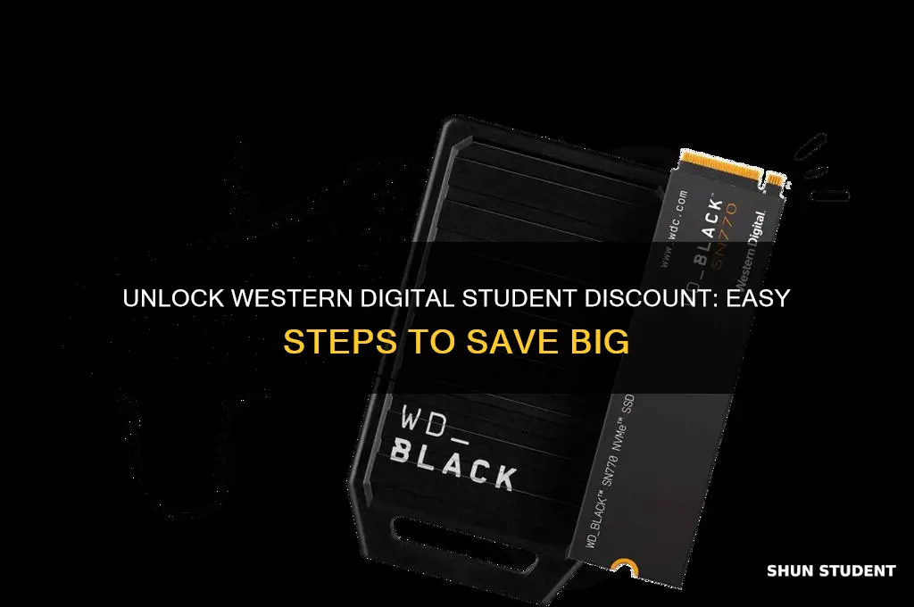 how to get western digital student discount