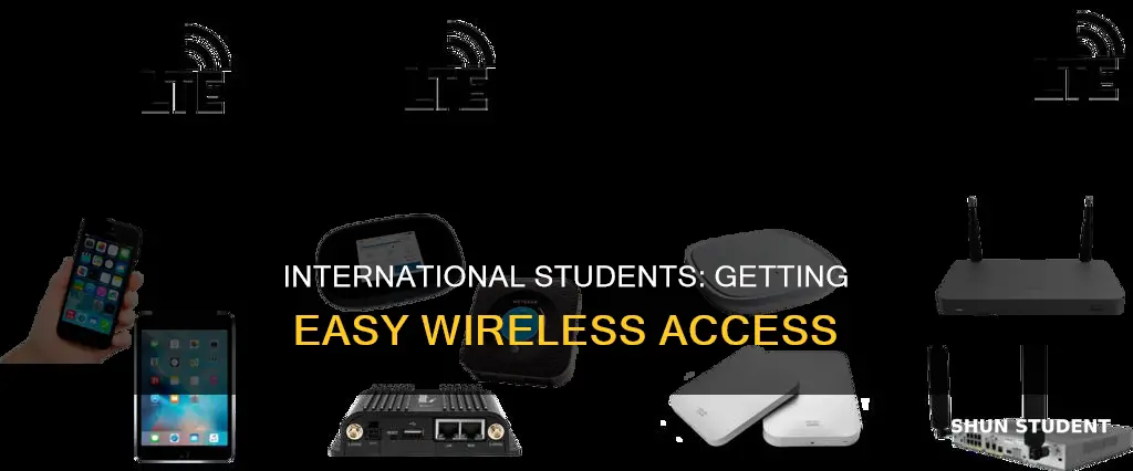 how to get wireless conenction for international student