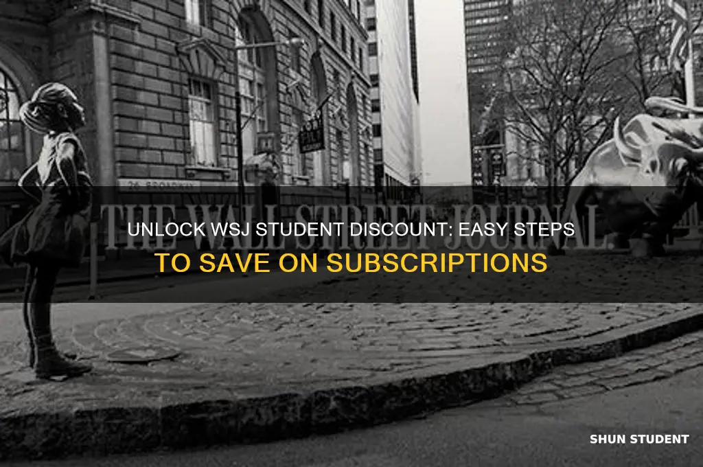 how to get wsj student discount