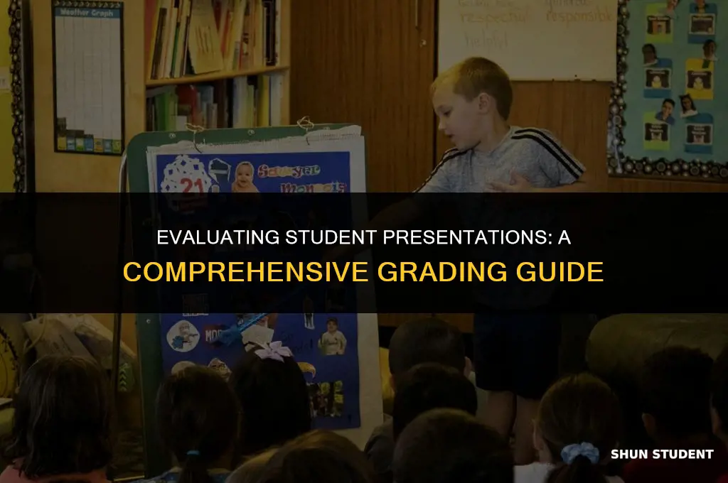 how to grade a student presentation