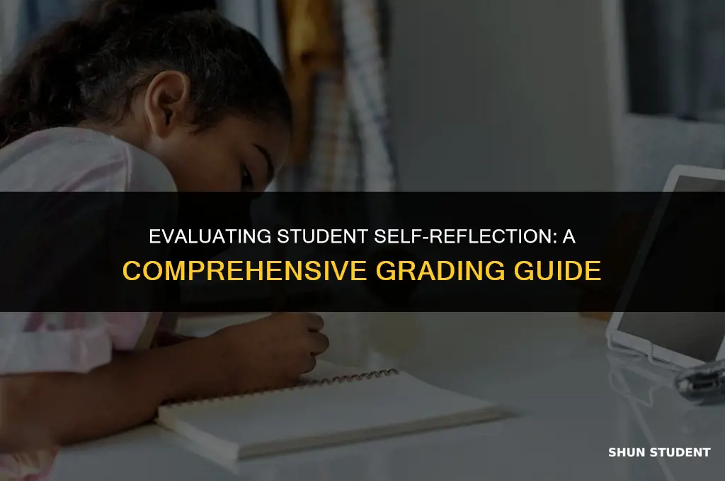 how to grade a student self relfection