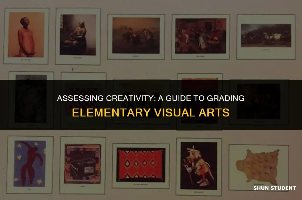 how to grade elementary students in visual arts