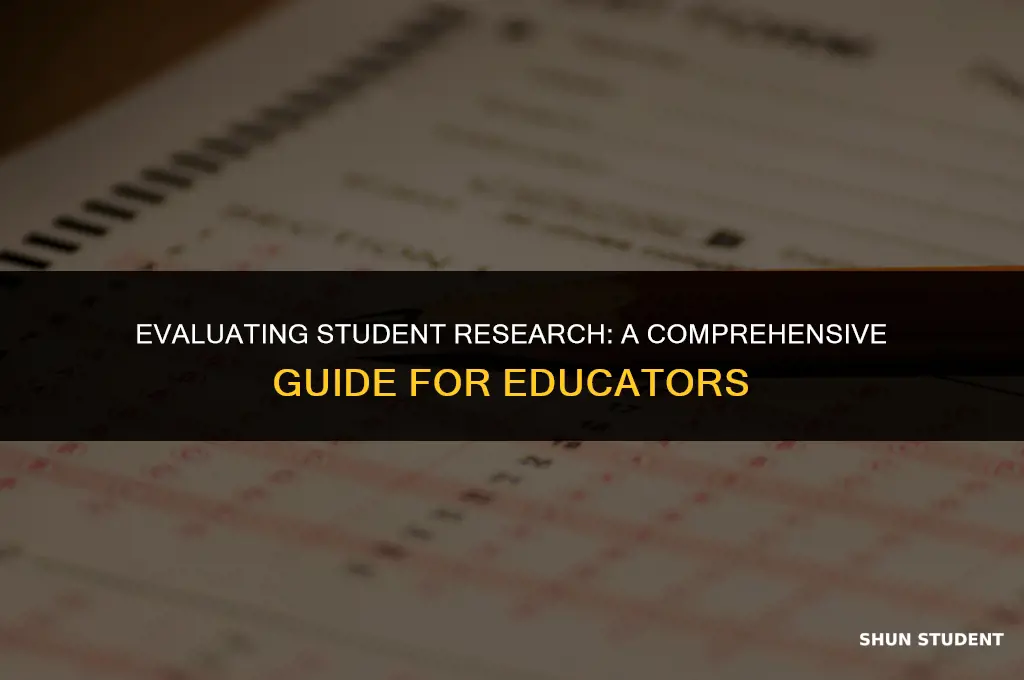 how to grade student research