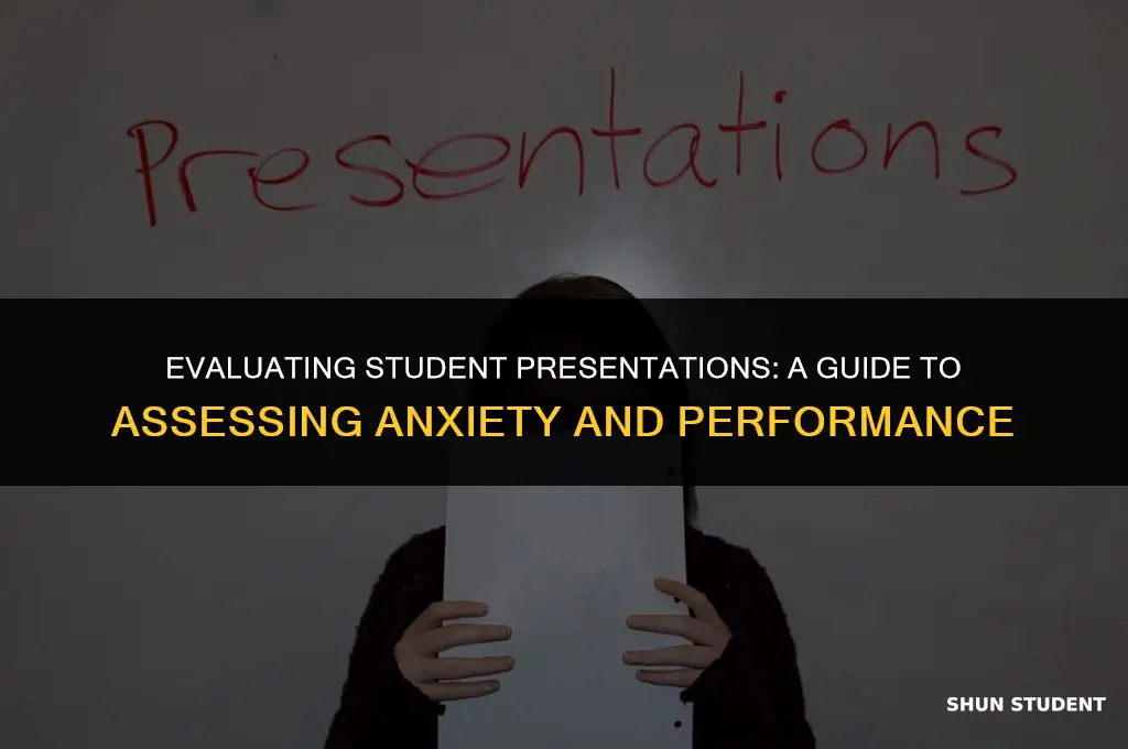 how to grade students anxiety presentation