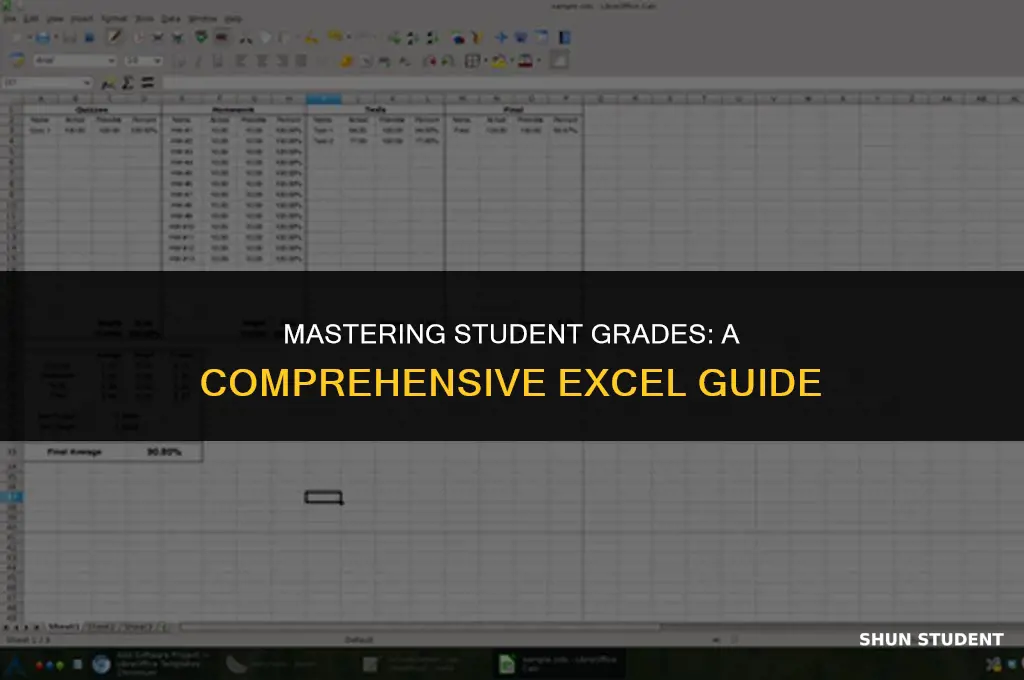 how to grade students in excel
